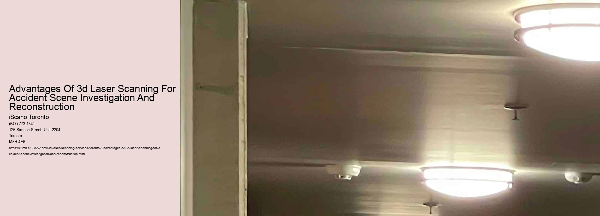 Advantages Of 3d Laser Scanning For Accident Scene Investigation And Reconstruction