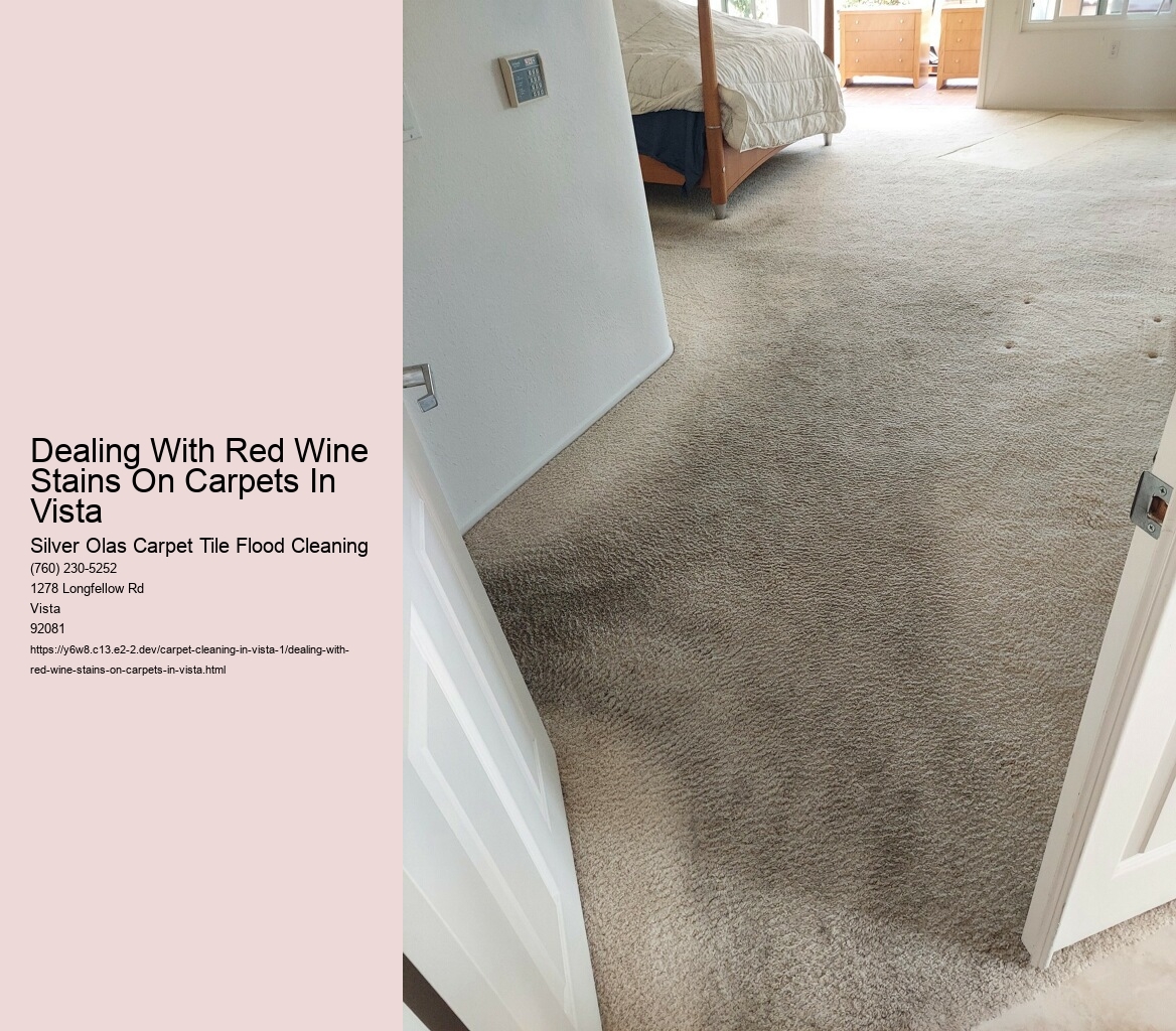 Dealing With Red Wine Stains On Carpets In Vista