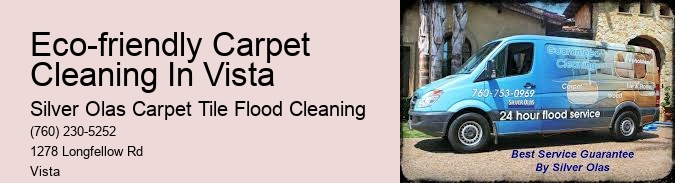 Eco-friendly Carpet Cleaning In Vista